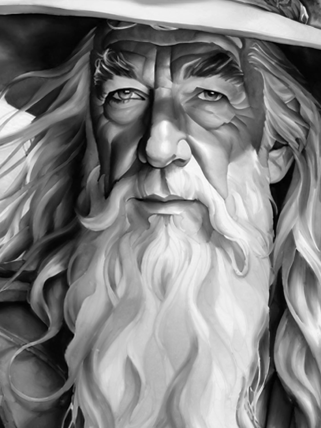 Gandalf Digital Painting shops Canvas print